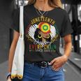 Junenth Breaking Every Chain Since 1865 African Women T-Shirt Gifts for Her