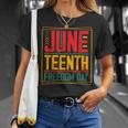 Junenth Day 1865 Black Pride Freedom Day Women T-Shirt Gifts for Her