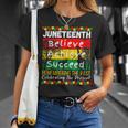 Junenth Is My Independence Day Black Pride Melanin T-Shirt Gifts for Her