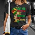 Junenth Is My Independence Day Black History Civil Rights T-Shirt Gifts for Her