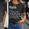 Kate Definition Personalized Name Birthday Idea T-Shirt Gifts for Her