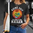 Keine Zeit Ich Muss In Den Keller Klemmbaustein Building German S T-Shirt Geschenke für Sie