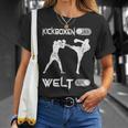 Kickboxing An Welt Aus Martial Arts Kickboxing S T-Shirt Geschenke für Sie