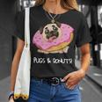 Kids Pugs & Donuts Pug Lover Candy Fan Girl T-Shirt Gifts for Her