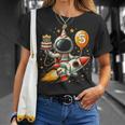 Kinder 5 Jahre Alt Raumschiff Rakete Geburtstag Astronaut Weltraum T-Shirt Geschenke für Sie