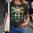 Kiss Me I'm Irish Blow Me I'm Italian St Patrick's Day T-Shirt Gifts for Her