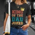 König Desaters Witze Papa Wortspiele Krone Happy T-Shirt Geschenke für Sie