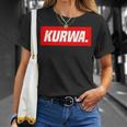 Kurwa Poland Polska T-Shirt Geschenke für Sie