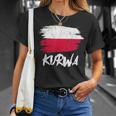 Kurwa Polska Poland Polish T-Shirt Geschenke für Sie