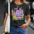 The Lab Is Every Thing Lab Week Laboratory Teachers Womens T-Shirt Gifts for Her