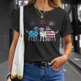 Labrador American Flag Usa 4Th Of July For Dog Lover T-Shirt Gifts for Her