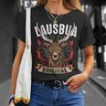 Lausbua Deer Lederhosen Costume Oktoberfest Bavaria Costume S T-Shirt Geschenke für Sie
