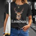 Lausbua Hirsch Lederhose Kinder Trachten Oktoberfest Outfit T-Shirt Geschenke für Sie