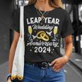 Leap Year 2024 Wedding Anniversary Celebration Leap Day T-Shirt Gifts for Her