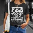 Leap Years Birthday 2024 Quote February 29Th Leap Day T-Shirt Gifts for Her
