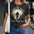 Leave No Trace America National Parks Sasquatch T-Shirt Gifts for Her