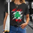 Lebanese Flag S T-Shirt Geschenke für Sie