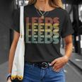 Leeds Retro Home Vintage City Hometown T-Shirt Gifts for Her