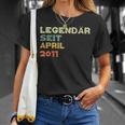 Legendär Seit April 2011 Geboren T-Shirt Geschenke für Sie