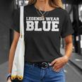 Legends Wear Blue Team Spirit Game Competition Color Sports T-Shirt Gifts for Her