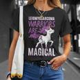 Leiomyosarcoma Warrior Lms Rare Cancer Unicorn Sarcoma T-Shirt Gifts for Her