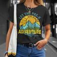 Let The Pre-K Adventure Begin Happy First Day Of School T-Shirt Gifts for Her