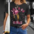 Let's Go Girls Western Black Cowgirl Bachelorette Party T-Shirt Gifts for Her