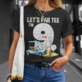Let's Par I'm 9 9Th Birthday Party Golf Birthday Golfer T-Shirt Gifts for Her