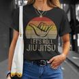 Let's Roll Jiu Jitsu Hand Brazilian Bjj Martial Arts T-Shirt Gifts for Her