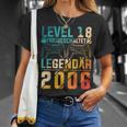 Level 18 Freigeschaltet Legedär Seit 2006 Gaming Motif T-Shirt Geschenke für Sie