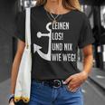 Linen Los Und Nix Wie Weg Ship Ahoi Skipper T-Shirt Geschenke für Sie