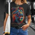 Lion Of Judah Jesus Revelation Bible Verse Christian T-Shirt Gifts for Her