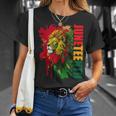 Lion Junenth African American Black Lion 1865 T-Shirt Gifts for Her