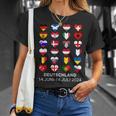 List Flag Of Countries In Eur Germany 2024 T-Shirt Gifts for Her