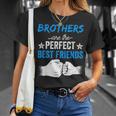Los Hermanos Son Los Mejores Amigos Equipo Camiseta unisex Regalos para ella