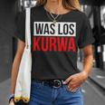 Was Los Kurwa Pole S T-Shirt Geschenke für Sie