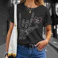 I Love You Asl Sign In Several Languages Asl Love T-Shirt Gifts for Her