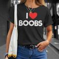 I Love Boobs Quote I Love Boobs T-Shirt Geschenke für Sie