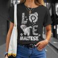 Love Maltese Dog Paw Sunflower Lover Costume T-Shirt Gifts for Her