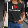 I Love Mayonnaise T-Shirt Geschenke für Sie