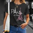 I Love Paris Eiffel Tower France French Souvenir T-Shirt Gifts for Her