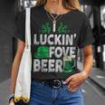 I Luckin' Fove Beer St Patty's Day Love Drink Party T-Shirt Gifts for Her