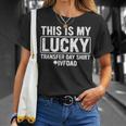 This Is My Lucky Transfer Day Ivf Dad Ivf Transfer Day T-Shirt Gifts for Her