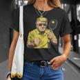 Lustiges Trump-Spiel Pickleballatertag Papa Weihnachten T-Shirt Geschenke für Sie