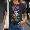 Mama Of The Birthday Astronaut Space Bday Party Celebration T-Shirt Gifts for Her