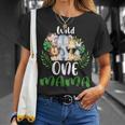 Mama Of The Wild One Zoo Birthday Safari Jungle Animal T-Shirt Gifts for Her