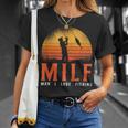 Man I Love Fishing Vintage Retro T-Shirt Gifts for Her