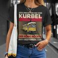 Männer Kurbel Kt4d Straßenbahnfahrer Straßenbahn T-Shirt Geschenke für Sie