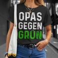 Männer Opas Gegen Grün Spruch Grüne Nein Danke Opa T-Shirt Geschenke für Sie