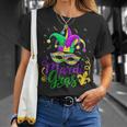 Mardi Gras 2024 S Girls Mask Beads New Orleans Party T-Shirt Gifts for Her